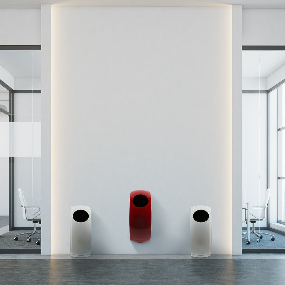 Hemisphere SC1 White - Design Bin for Waste Sorting