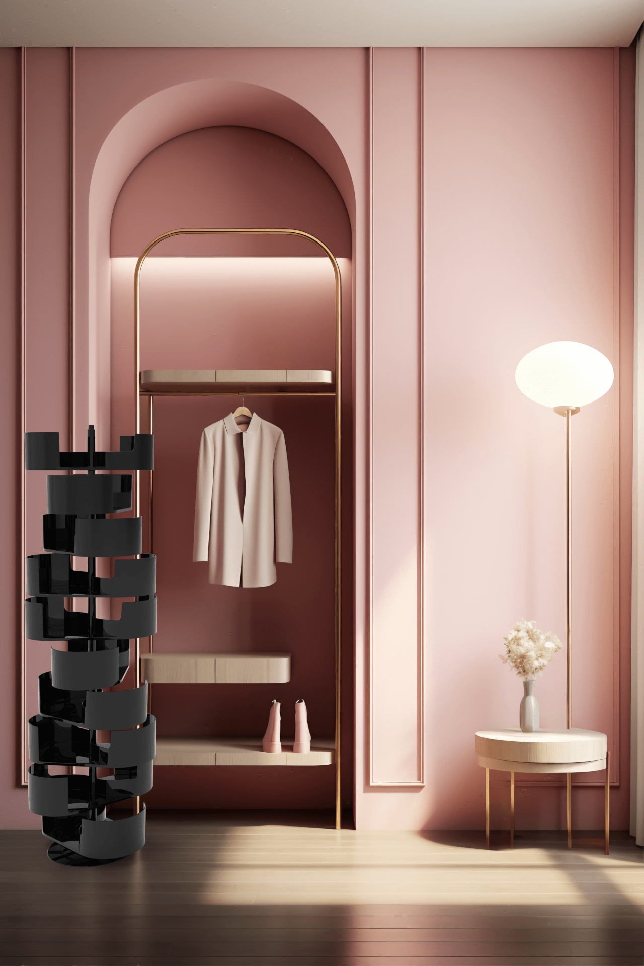 Infinity - Shoe Display - Black