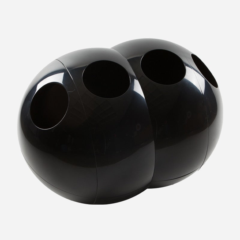 Modular SC2SL2 - Bin for Waste Sorting - Natural Black