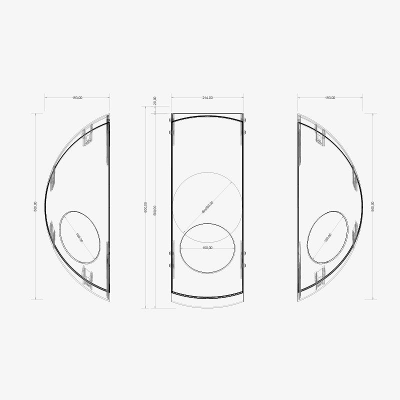 Modular SC2SL2 - Bin for Waste Sorting - Natural Black