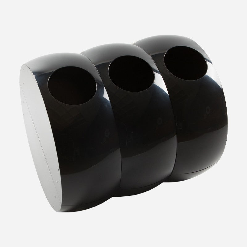 Modular SC3 ABS Natural Black - Design Bin for Waste Sorting