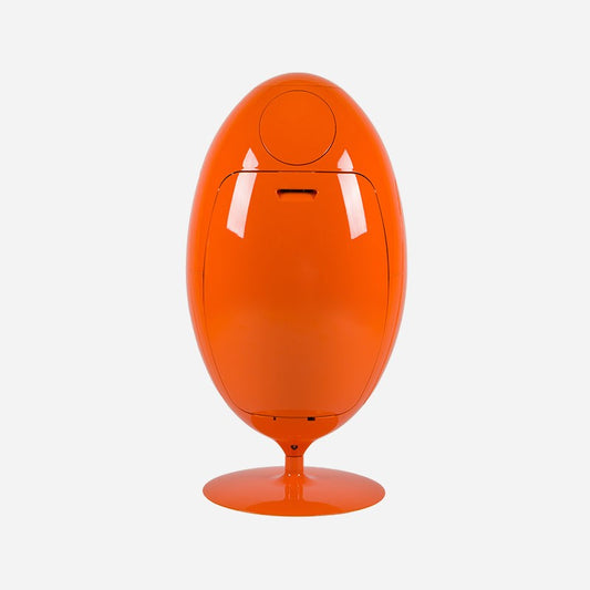 Ovetto Galà Glossy Orange 3-in-1 Waste Bin