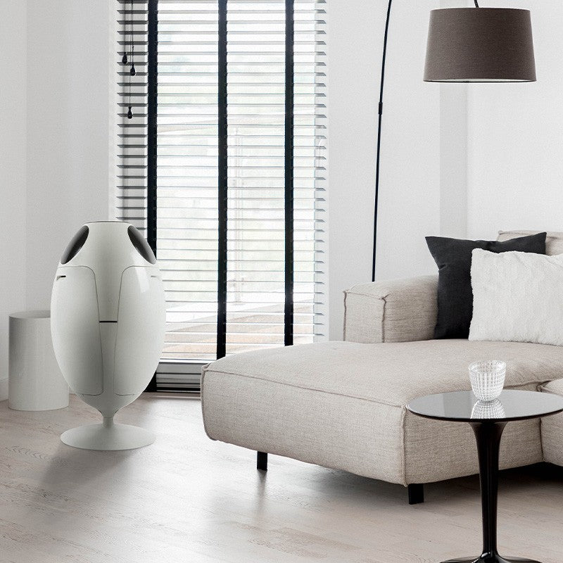 Ovetto Lacoque Black 3-in-1 Waste Bin