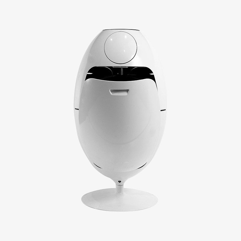 Ovetto Lacoque White 3-in-1 Waste Bin