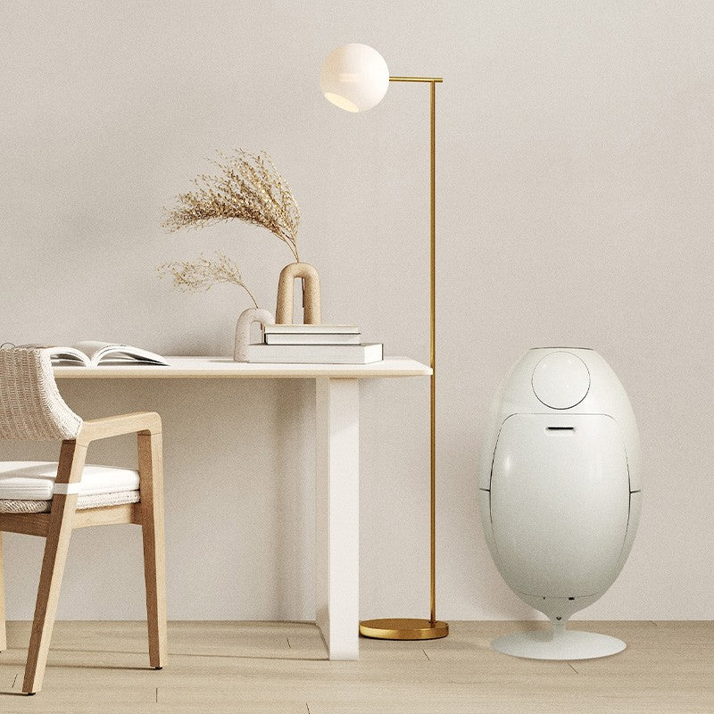 Ovetto Lacoque White 3-in-1 Waste Bin
