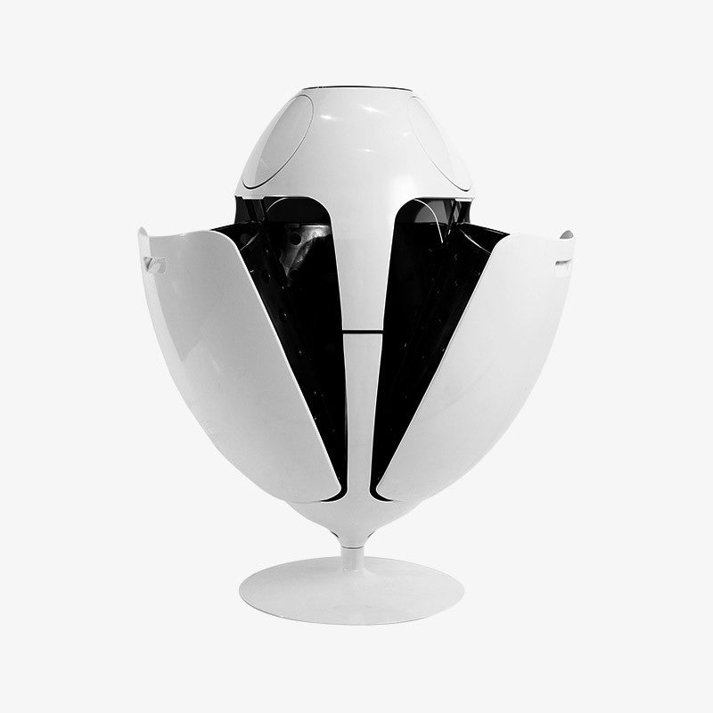 Ovetto Lacoque White 3-in-1 Waste Bin