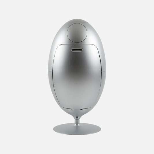 Ovetto Metal Aluminium 3-in-1 Waste Bin