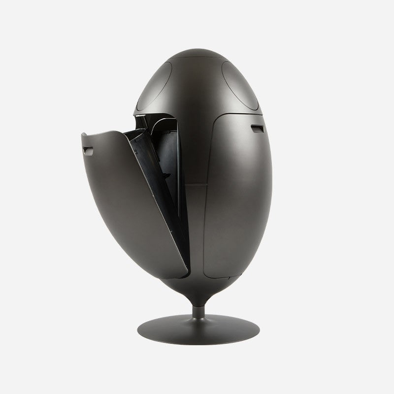 Ovetto Metal Nikel 3-in-1 Waste Bin