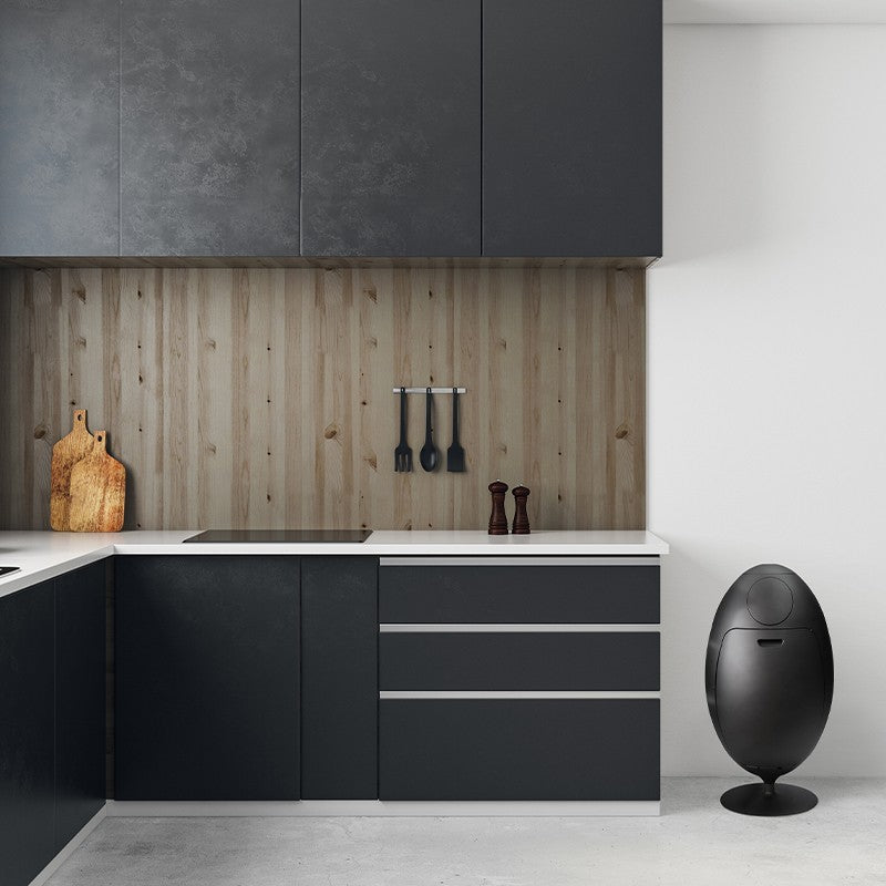 Ovetto Metal Nikel 3-in-1 Waste Bin