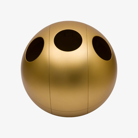 Sfera Metal – Bin for Waste Separation - Gold