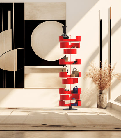 Infinity red - Designer shoe rack