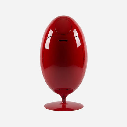 Ovetto Galà Glossy Red - Designer bin for waste sorting