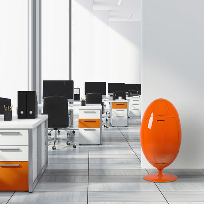 Ovetto Galà Orange Glossy - Recycling bin