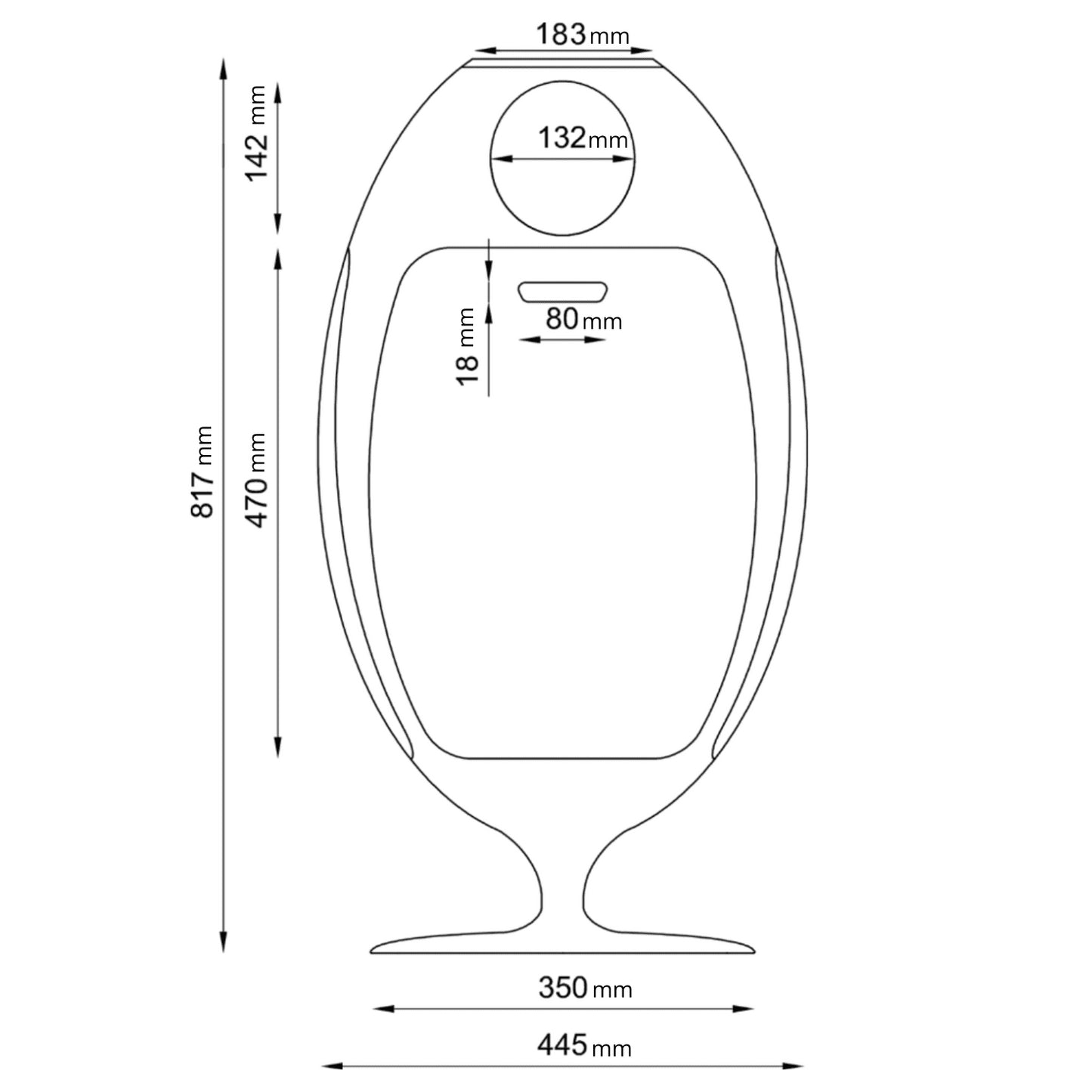 Ovetto Lacoque Amico - Recycling bin