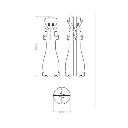 Royal Twin - Designer coat hanger